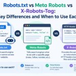 Robots.txt vs Meta Robots vs X-Robots-Tag: Key Differences and When to Use Each